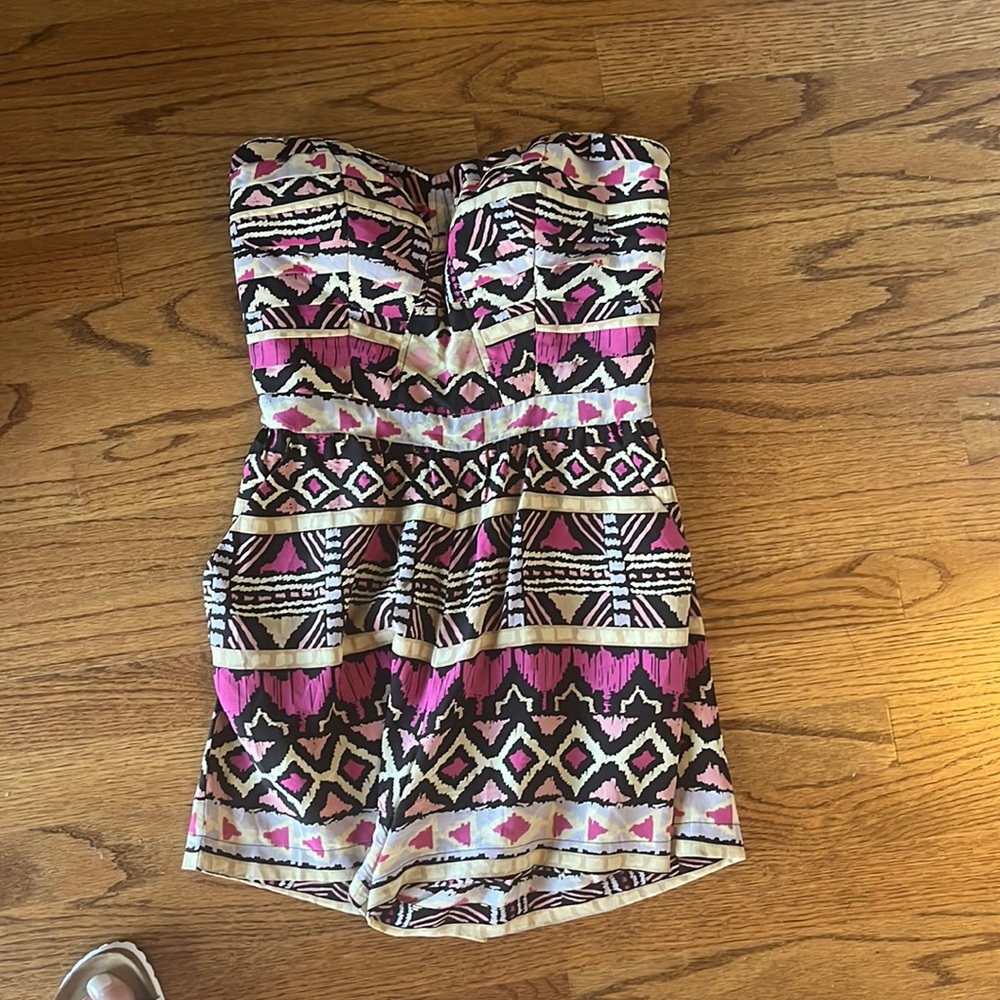 100% silk romper